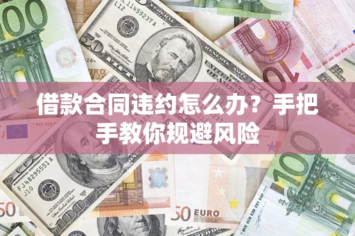 济南借款合同违约怎么办？手把手教你规避风险