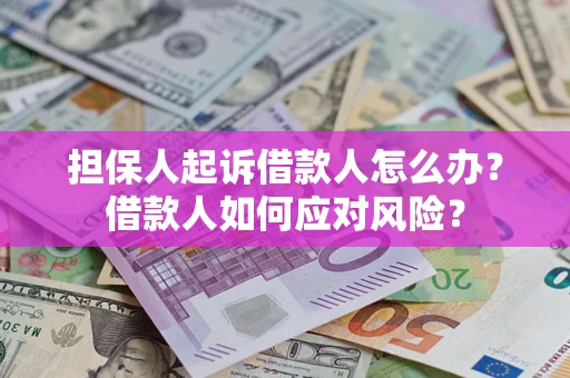 济南担保人起诉借款人怎么办？借款人如何应对风险？