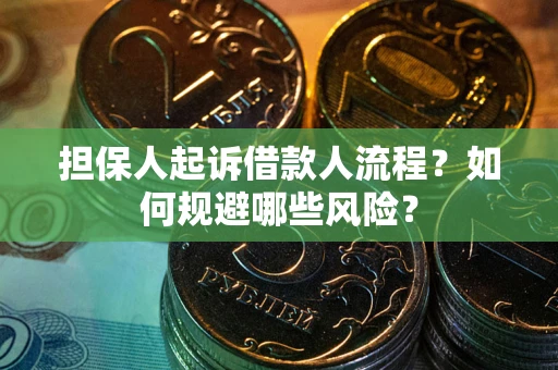 济南担保人起诉借款人流程？如何规避哪些风险？