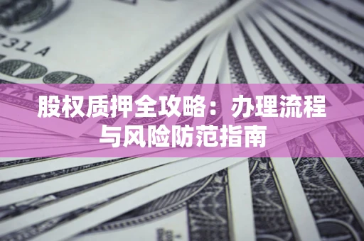 济南股权质押全攻略：办理流程与风险防范指南